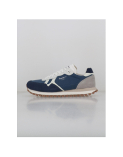 Baskets brit-on master bleu gris homme - Pepe Jeans