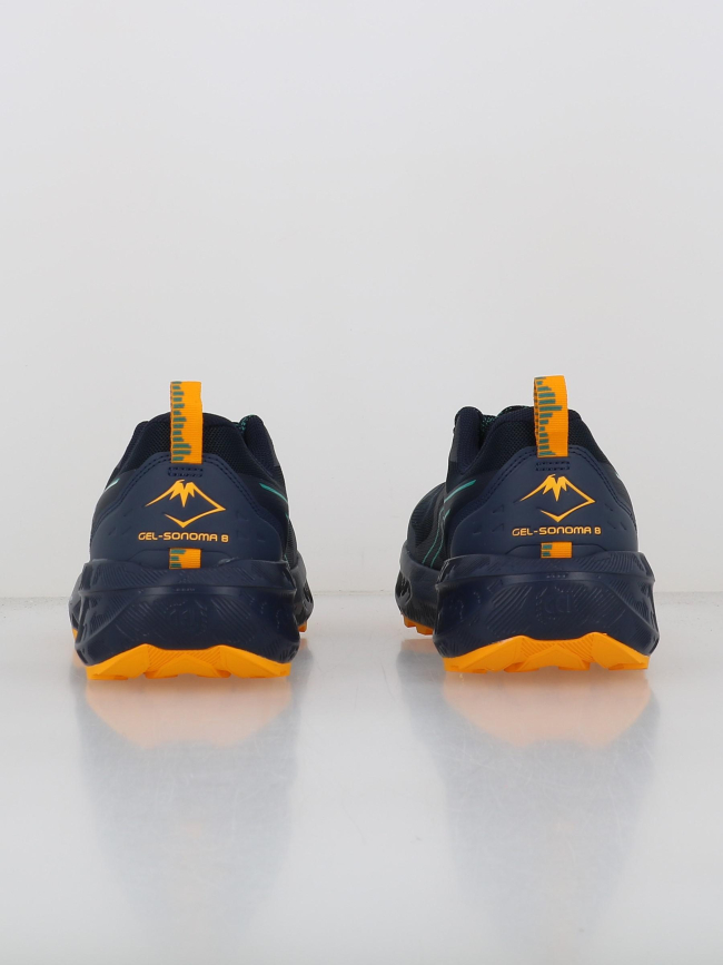Chaussures gel sonoma 8 bleu marine orange homme - Asics
