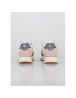 Baskets rusper class bleu kaki rose femme - Pepe Jeans