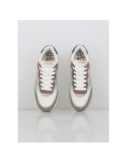 Baskets rusper class bleu kaki rose femme - Pepe Jeans