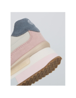 Baskets rusper class bleu kaki rose femme - Pepe Jeans