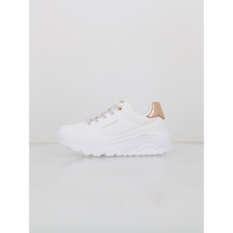 Baskets uno lite blanc fille - Skechers