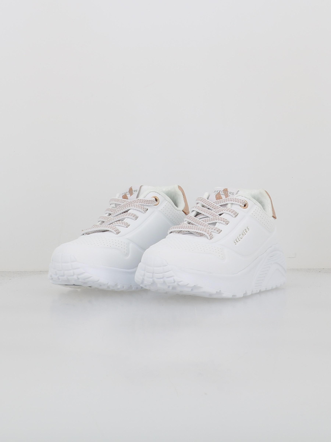 Baskets uno lite blanc fille - Skechers