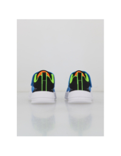 Baskets à scratch microspec advance bleu enfant - Skechers