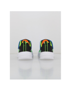 Baskets à scratch microspec advance bleu vert enfant - Skechers