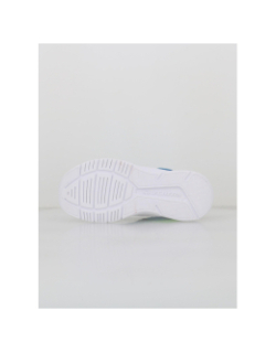 Baskets à scratch microspec advance bleu vert enfant - Skechers