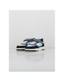 Baskets à scrach logo manis blanc bleu noir garçon - Kappa