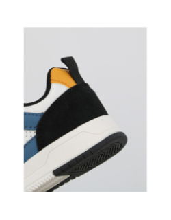 Baskets à scrach logo manis blanc bleu noir garçon - Kappa