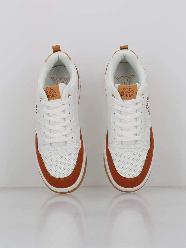 Baskets manis blanc marron homme - Kappa