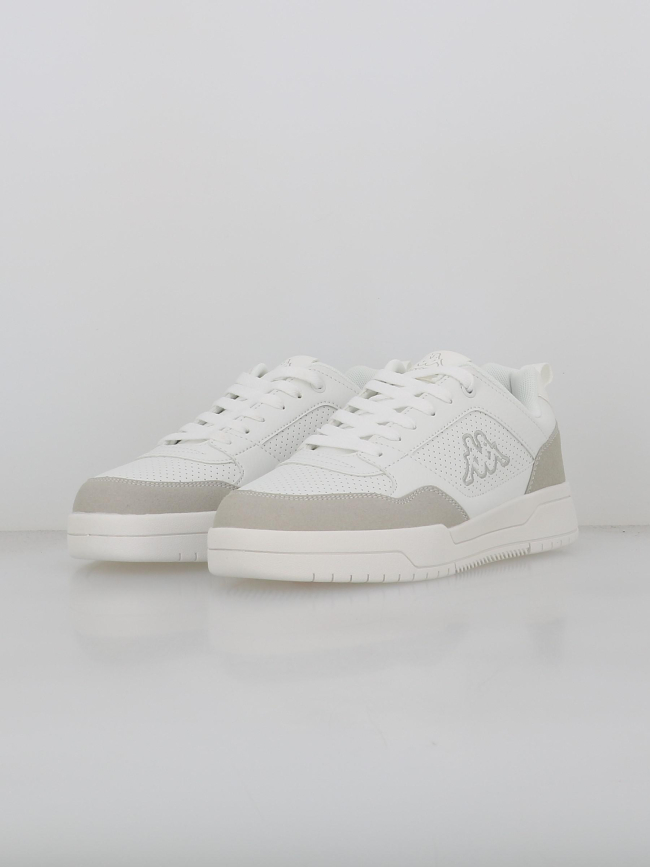Baskets manis blanc gris homme - Kappa