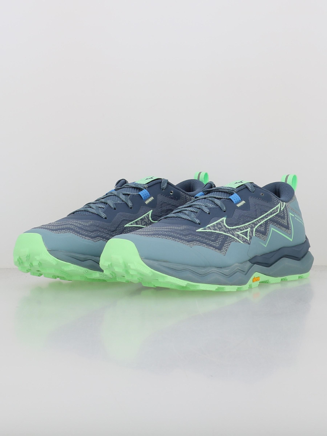 Chaussures de trail wave daichi 9 bleu homme - Mizuno