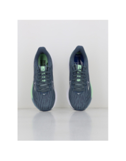 Chaussures de running wave rider 28 bleu vert femme - Mizuno