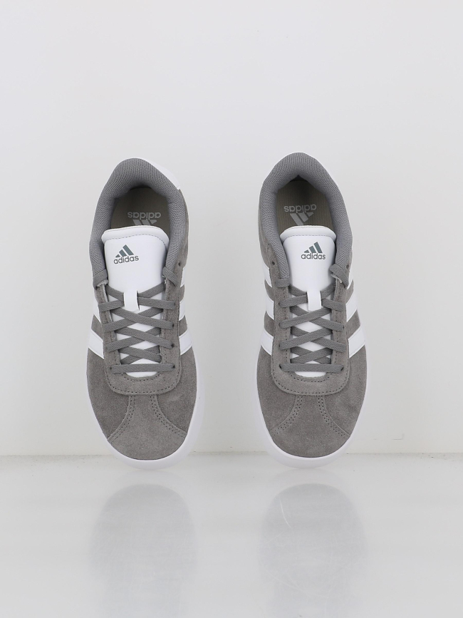 Baskets vl court 3.0 k gris enfant - Adidas