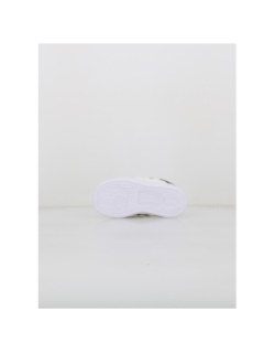 Baskets scratch rapid court cf blanc noir enfant - Adidas