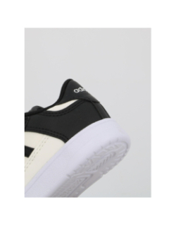 Baskets scratch rapid court cf blanc noir enfant - Adidas