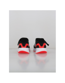 Baskets à scratch runfalcon 5 el noir rouge enfant - Adidas
