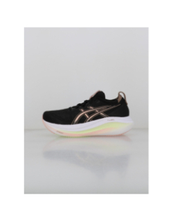Chaussures de running gel nimbus 27 noir rose femme - Asics
