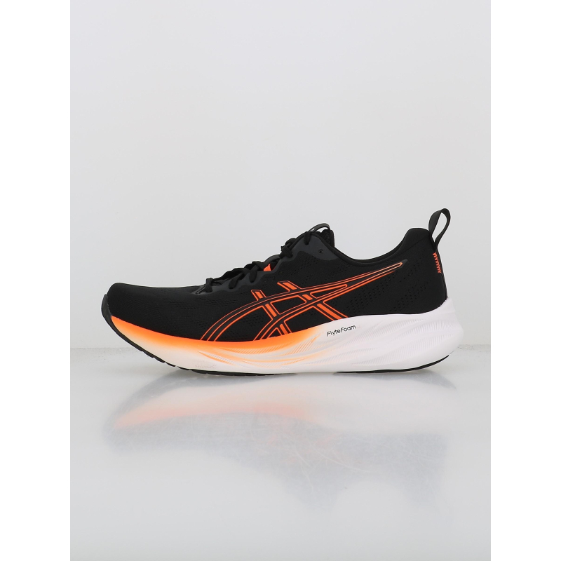 Chaussures de running gel pulse 16 noir orange homme - Asics