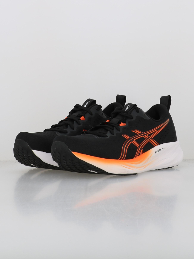 Chaussures de running gel pulse 16 noir orange homme - Asics