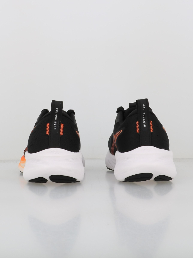 Chaussures de running gel pulse 16 noir orange homme - Asics