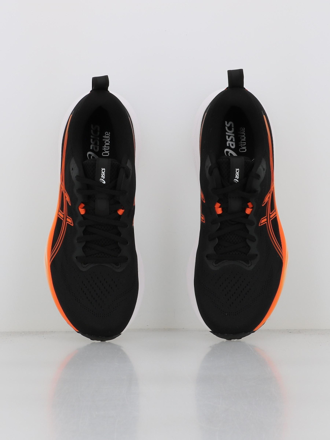 Chaussures de running gel pulse 16 noir orange homme - Asics