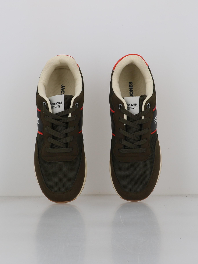 Baskets spirit runner kaki homme - Jack & Jones