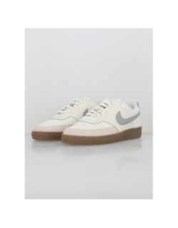 Baskets court vision écru gris homme - Nike