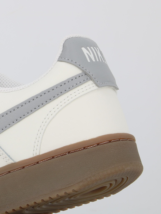 Baskets court vision écru gris homme - Nike