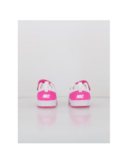 Baskets à scratch court borough td rose blanc enfant - Nike