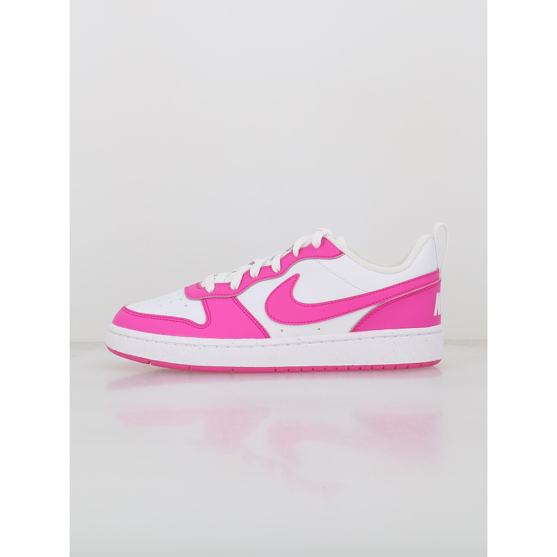 Baskets court borough recraft gs rose blanc enfant - Nike
