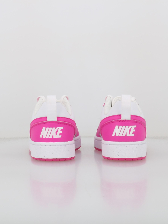 Baskets court borough recraft gs rose blanc enfant - Nike