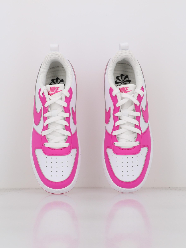 Baskets court borough recraft gs rose blanc enfant - Nike