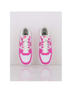 Baskets court borough recraft gs rose blanc enfant - Nike