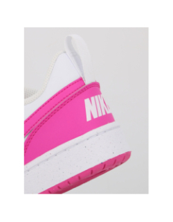 Baskets court borough recraft gs rose blanc enfant - Nike