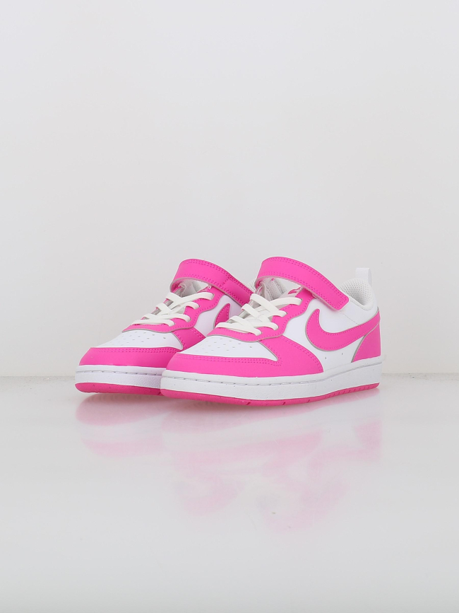 Baskets scratch court borough recraft ps rose enfant - Nike