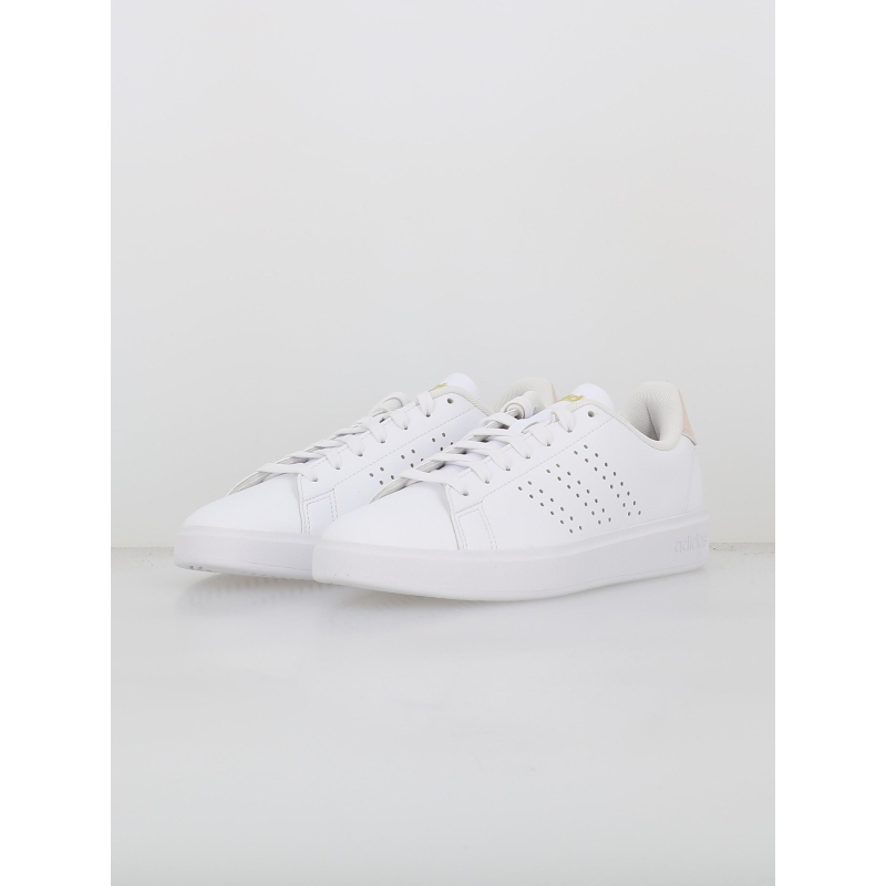 Baskets advantage blanc rose femme Adidas wimod