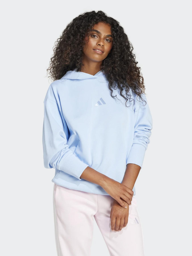 Sweat à capuche all szn bleu ciel femme - Adidas