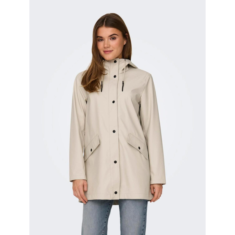 Veste de pluie elisa beige femme - Only
