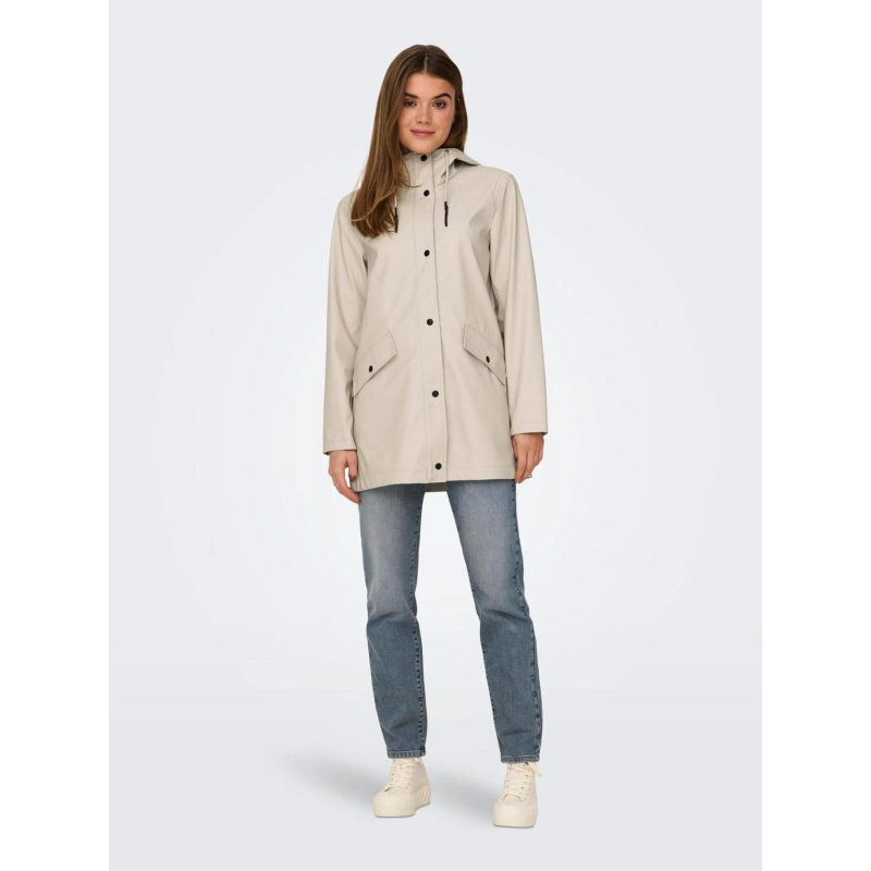 Veste de pluie elisa beige femme Only wimod