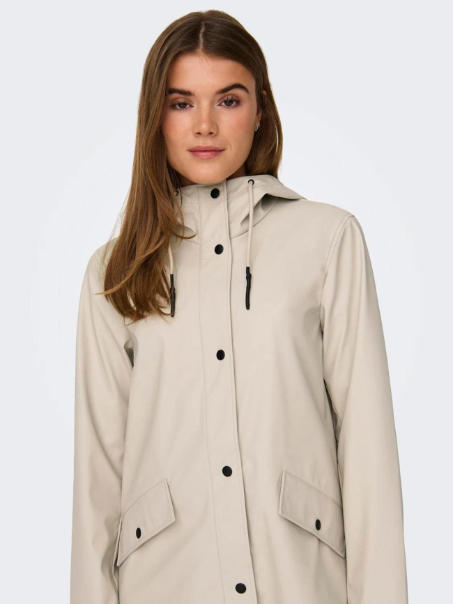 Veste de pluie elisa beige femme - Only