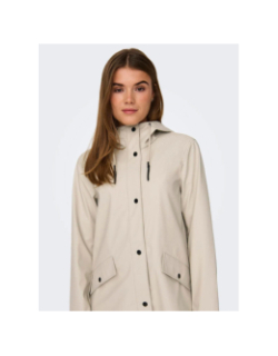 Veste de pluie elisa beige femme - Only