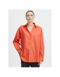 Chemisier ihestama orange femme - Ichi