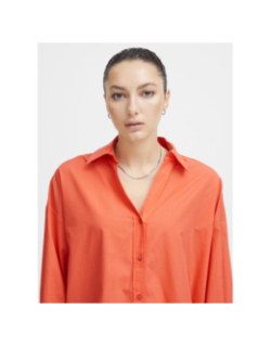 Chemisier ihestama orange femme - Ichi