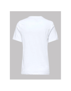 T-shirt à manches courtes onlarya life leopard blanc femme - Only