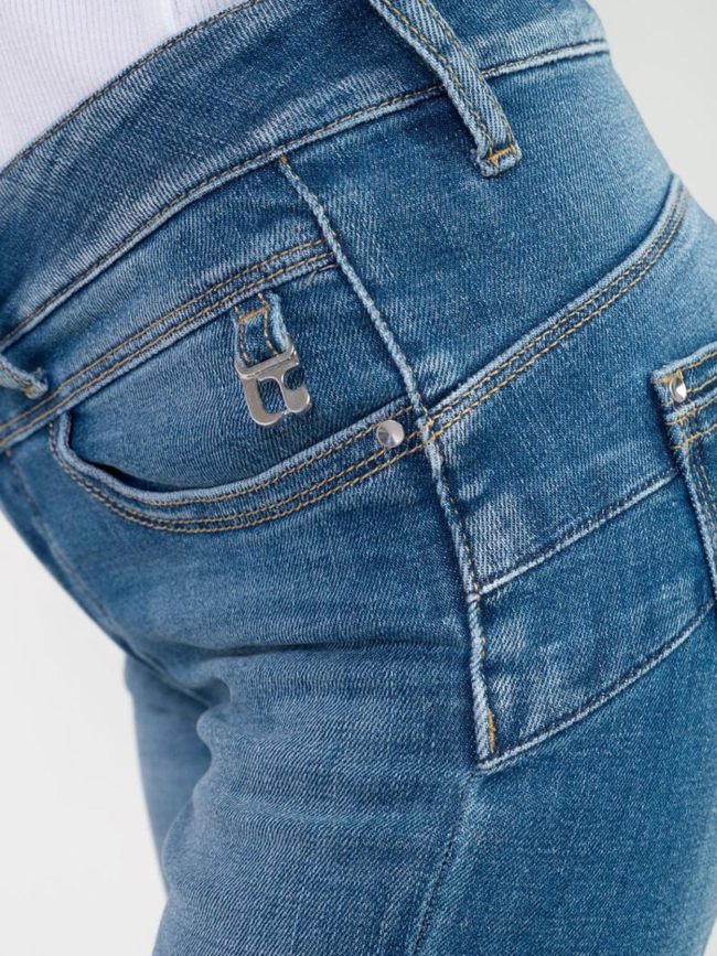 Jean pulp slim taille haute ami bleu femme - Le Temps Des Cerises