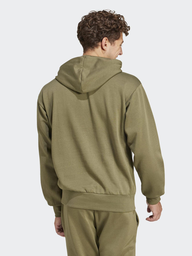 Sweat à capuche feel cozy kaki homme - Adidas