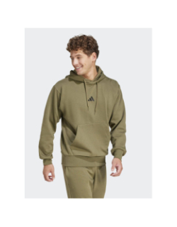 Sweat à capuche feel cozy kaki homme - Adidas