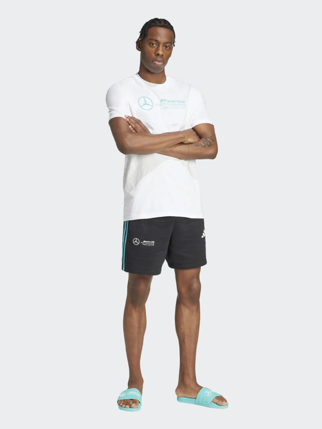 T-shirt à manches courtes mercedes gp blanc homme - Adidas