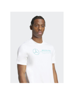 T-shirt à manches courtes mercedes gp blanc homme - Adidas