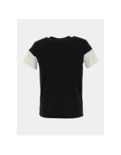 T-shirt mc prave beige et noir homme - Sergio Tacchini